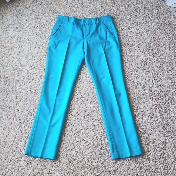 Turquoise Calvin Klein dress pants size 6 - Picture 1 of 3